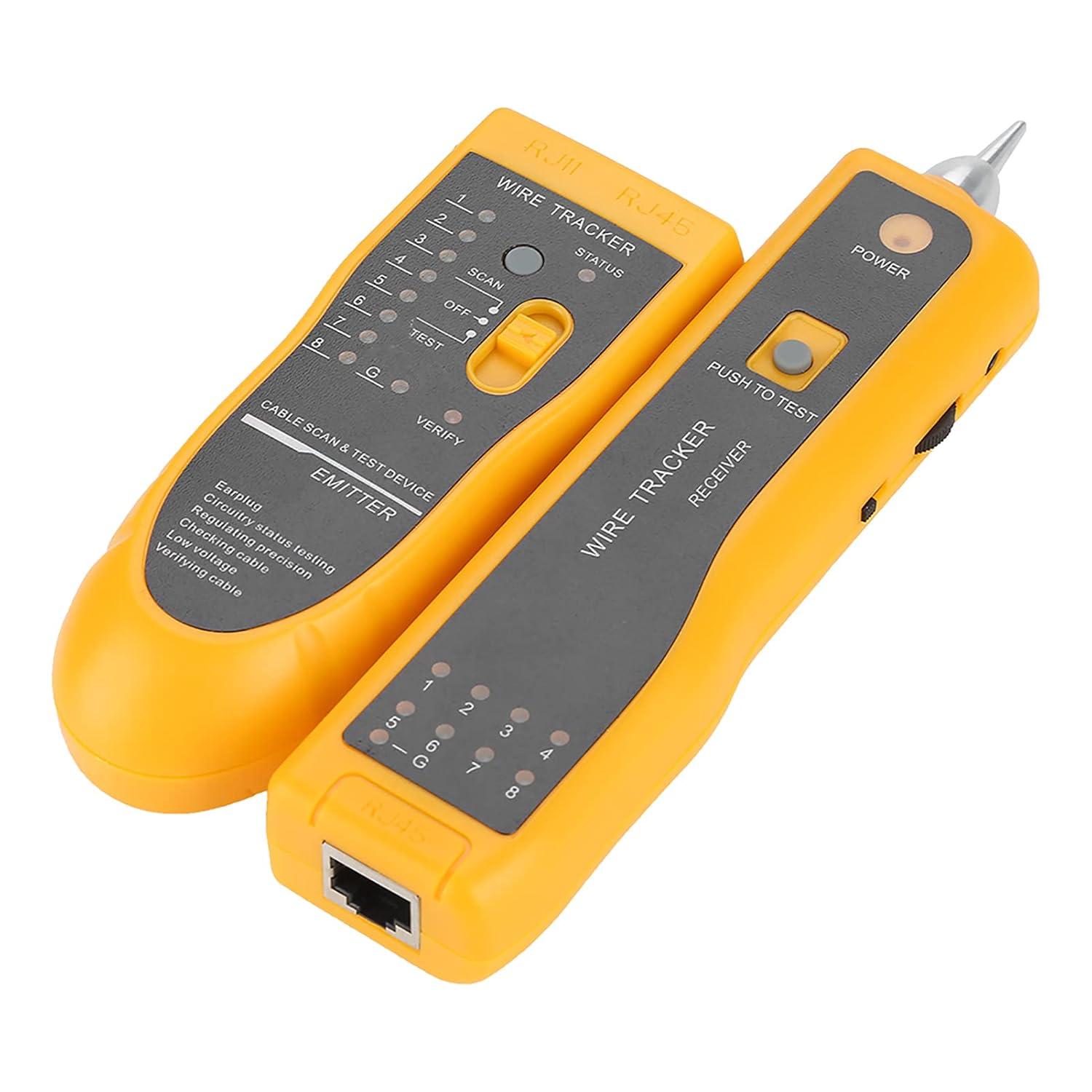 Handheld Cable Tracker, Cable Tracker, Tone Diagnostic Tool for Cable Interleaving Telephone Line Test image number 3