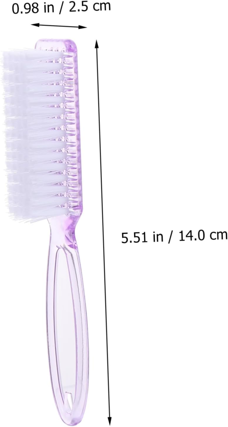 EPIGEIST 10Pcs Long Handled Nail Brush Fingernail Scrubbing Brush for Cleaning Soft Bristle for Home Travel Pedicure image number 1