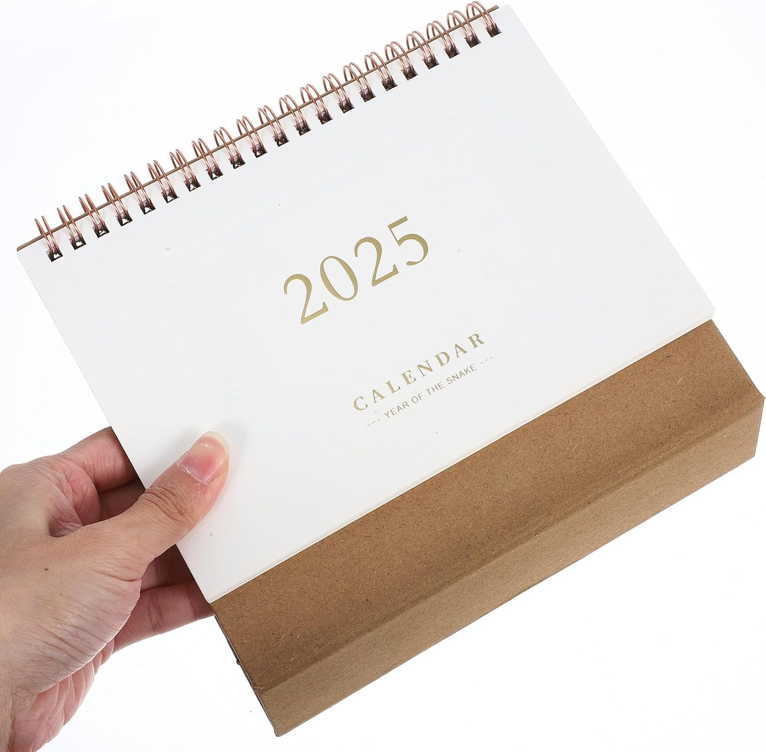 KALLORY Desk Calendar 2025-2026 Monthly Desktop Calendar 2025 Standing Flip Calendar Standing Desk Calendar Planning Calendar for Home Office School image number 4