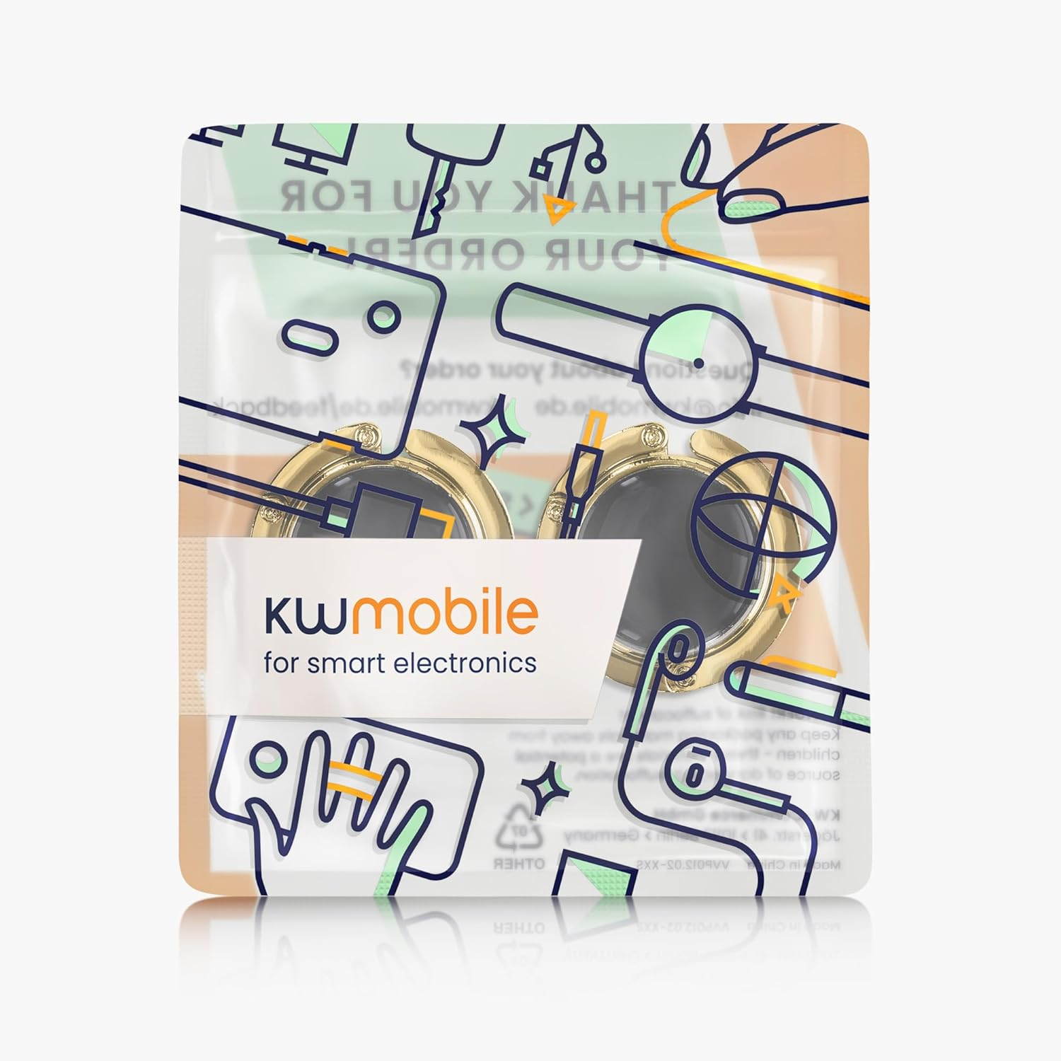 Kwmobile Handbag Hooks for Tables - Set of 2 Folding Purse Hook Hangers - Portable Table Bag Holders for Restaurant Bar - Silver, Gold