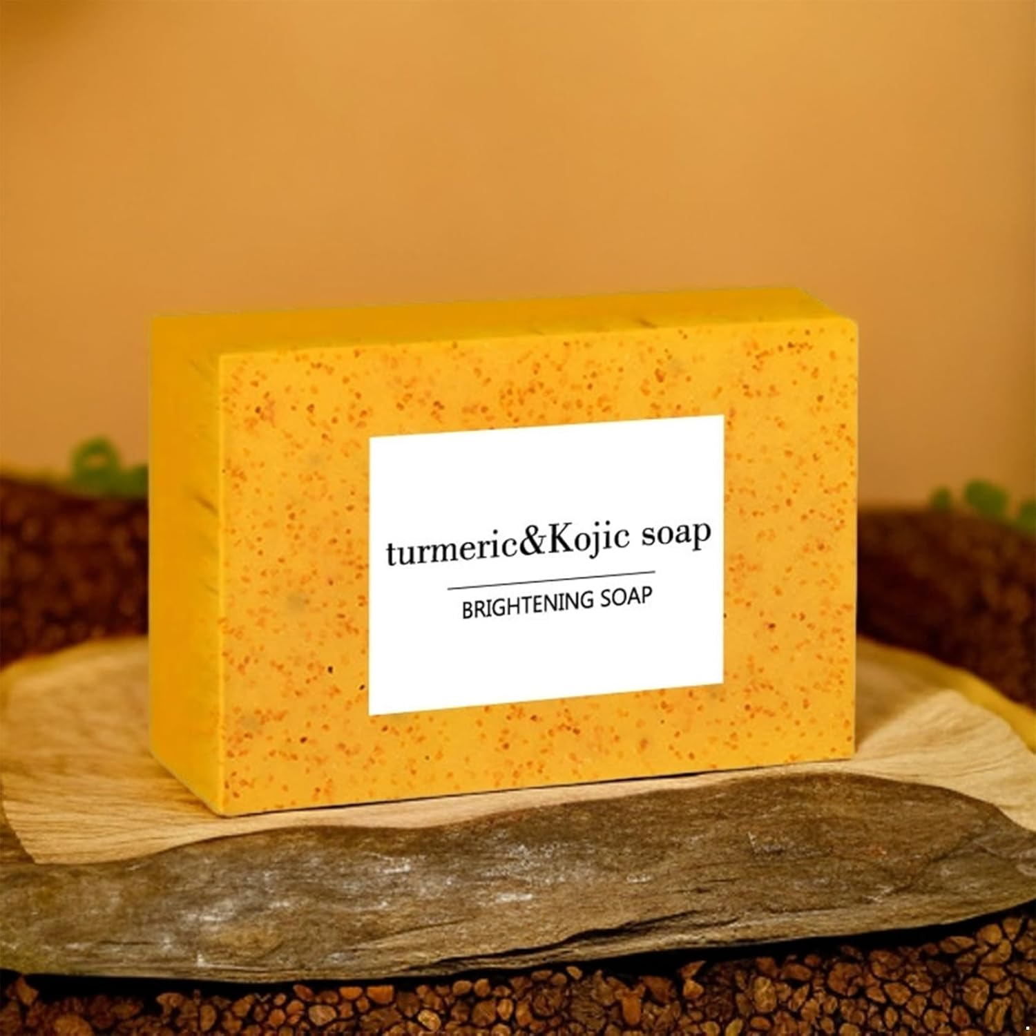 RUNQHUI Brightening Kojic Acid Turmeric Lemon Soap Bar for Dark Spots & Even Skin Tone, Gentle Exfoliating Body Soap for Oily Skin, Daily Face and Body Wash Yellow One Size - Yellow 3Pcs image number 7