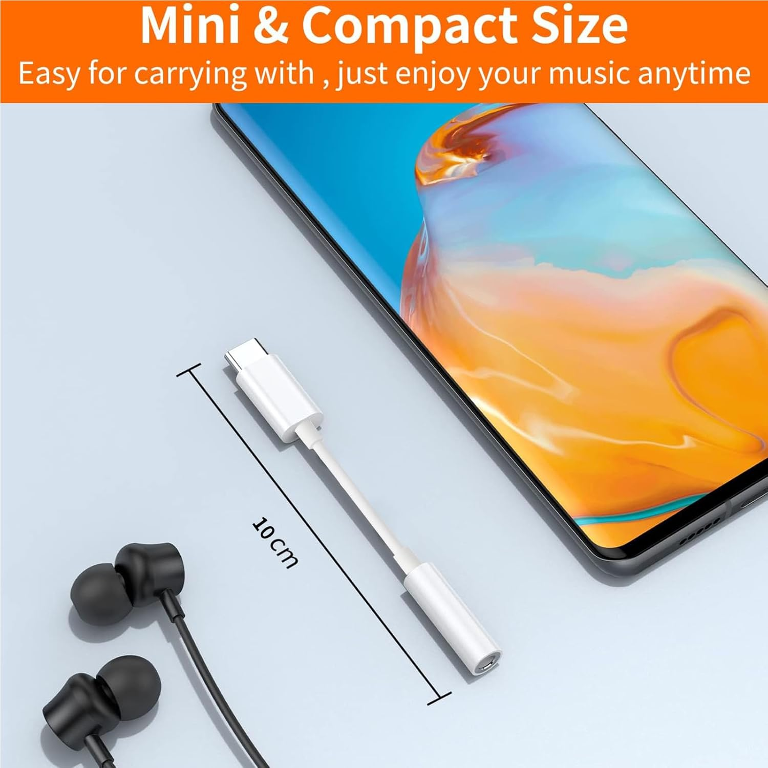 Mizoxy 2 Pack USB Type C to 3.5 Mm Female Headphone Jack Adapter, USB C to Aux Audio Dongle for Iphone 16/15 Pro/Max/Plus, Samsung Galaxy S23 S24 Ultra, Note 20, Ipad Pro image number 6