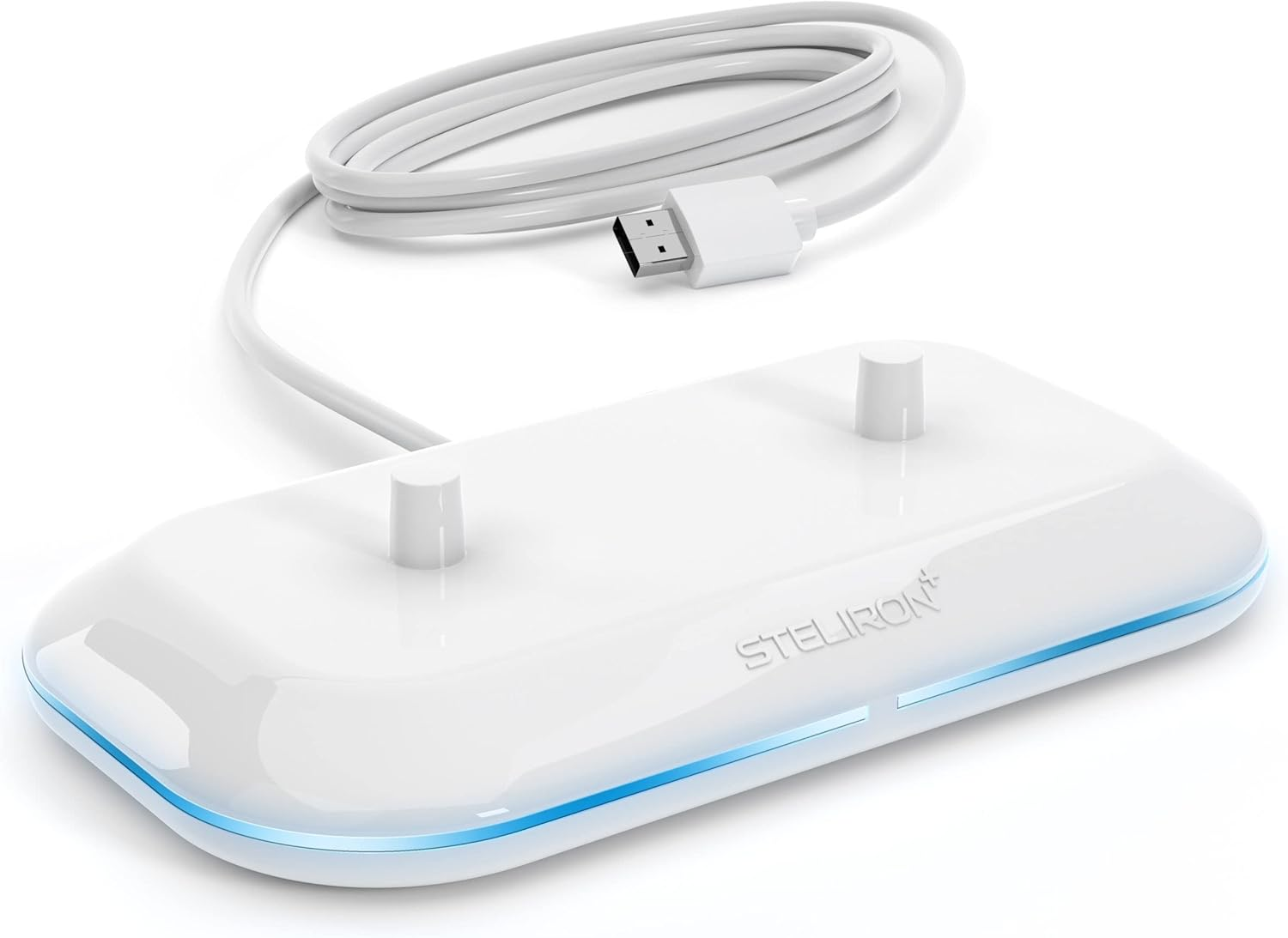 Galvanox Dual Toothbrush Charger for Philips Sonicare Electric Toothbrushes - Replacement for HX6100 Works with Protective Clean 4100, 6100, Kids Models & More (Waterproof Charging Base) 2-In-1 image number 2