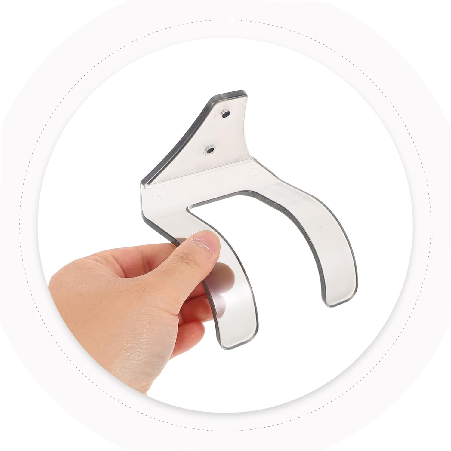 CTIRCHIU 2Pcs Hair Dryer Holder Wall Mount Dual Fork Design Secure Grip Organizer for Bathroom and Barber Shop Multifunctional Styling Tool Rack Space Saving Hair Care Storage image number 1