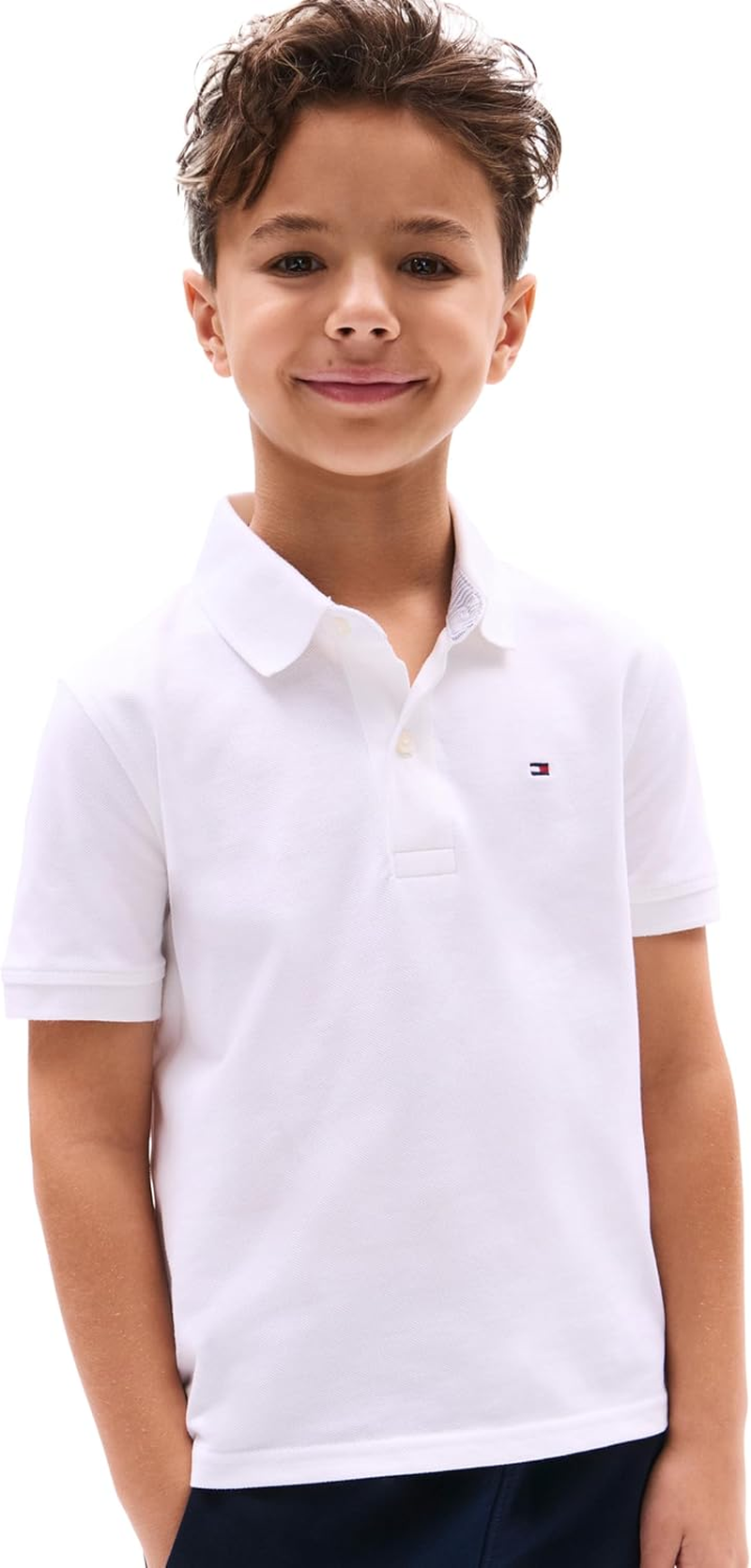 Tommy Hilfiger Kids Boys Solid Stretch Polo