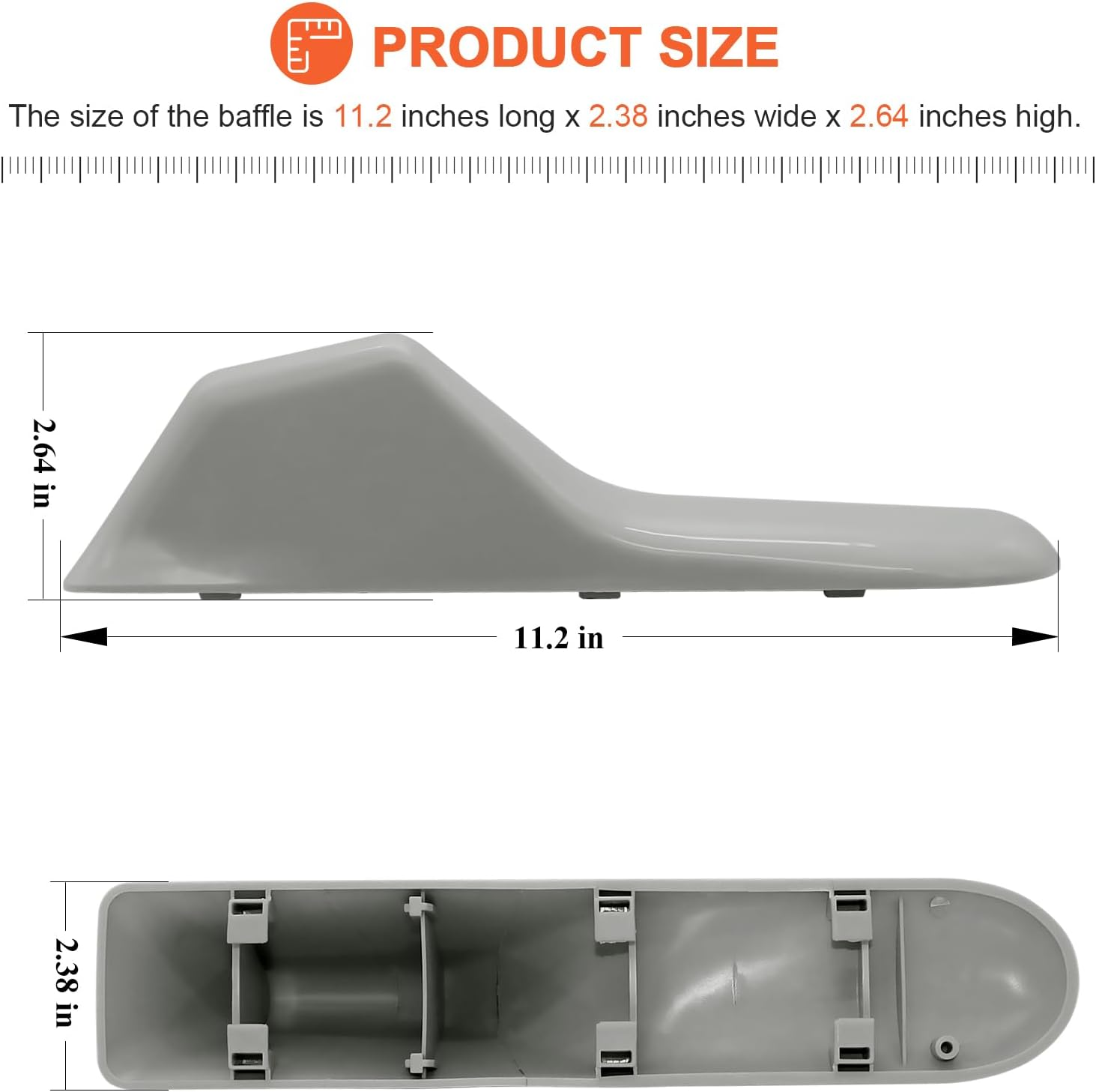 UPGRADED 285976 8182233 Drum Baffle by Beaquicy - Replacement for Whirlpool Ken-More Washing Machine - Pack of 3 - Replaces AP3769371 8181669 image number 3
