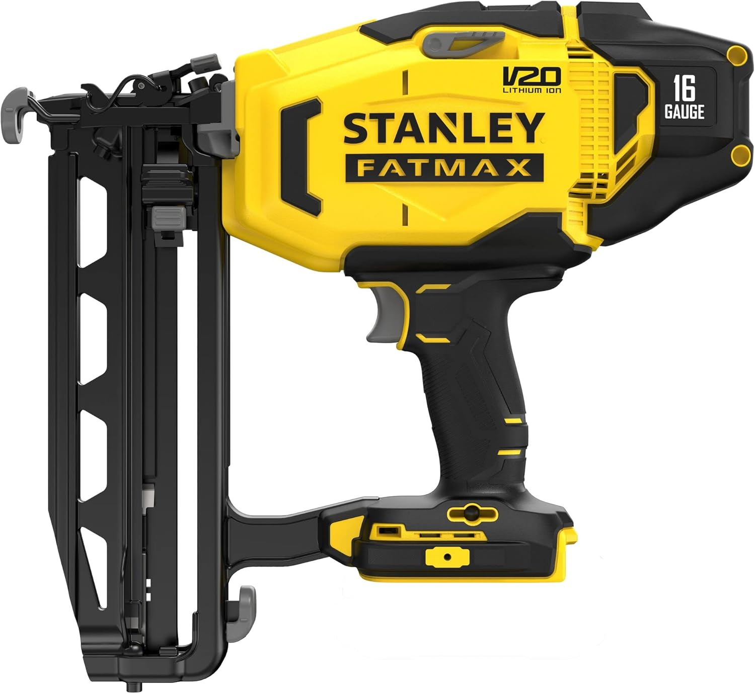 STANLEY FATMAX V20 | 18V 16‑Gauge Finish Nailer - Tool‑Free Depth Adjust for DIY Trim & Moulding, Nailer Only image number 1