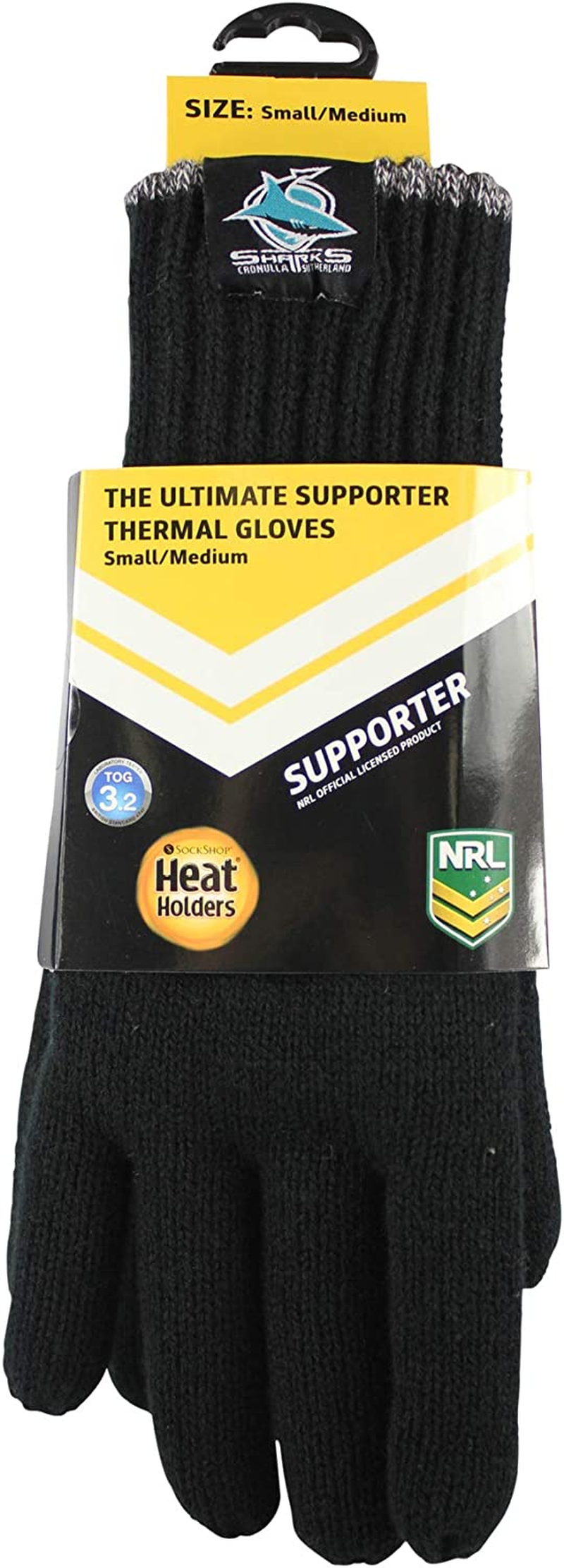 NRL Cronulla-Sutherland Sharks High Performance Sport Ankle Supporter Socks | National Rugby League | Men'S Sizes 4Pr image number 4