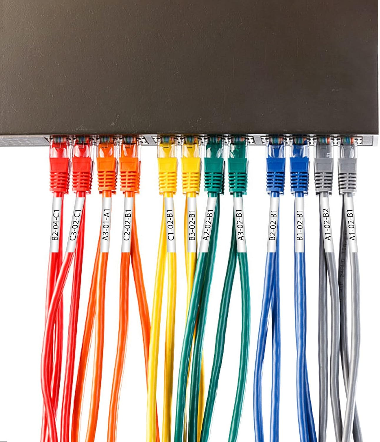 Nineleaf Compatible for Dymo Rhino 18055 S0718300 Tape 1/2'' 12Mm X 1.5M IND Heat Shrink Tube Black on Whitem for Wires Cables in Rhino 4200 5000 5200 6000 Tyco T107M Industrial Label Maker image number 6