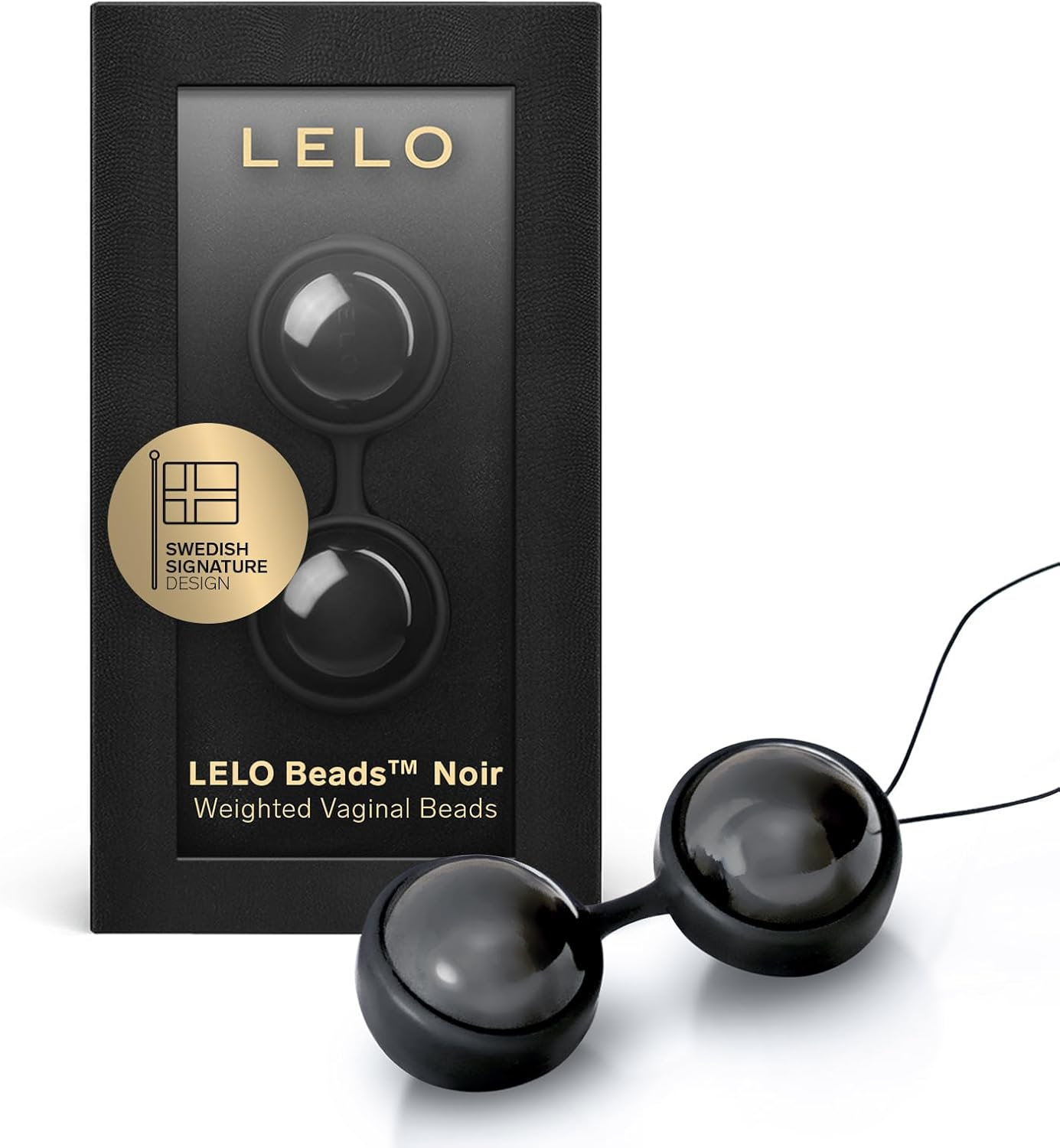 LELO Beads Classic - Kegel Balls for Women of All Ages &ndash; Premium Silicone Exercise Weighted Balls with String image number 2