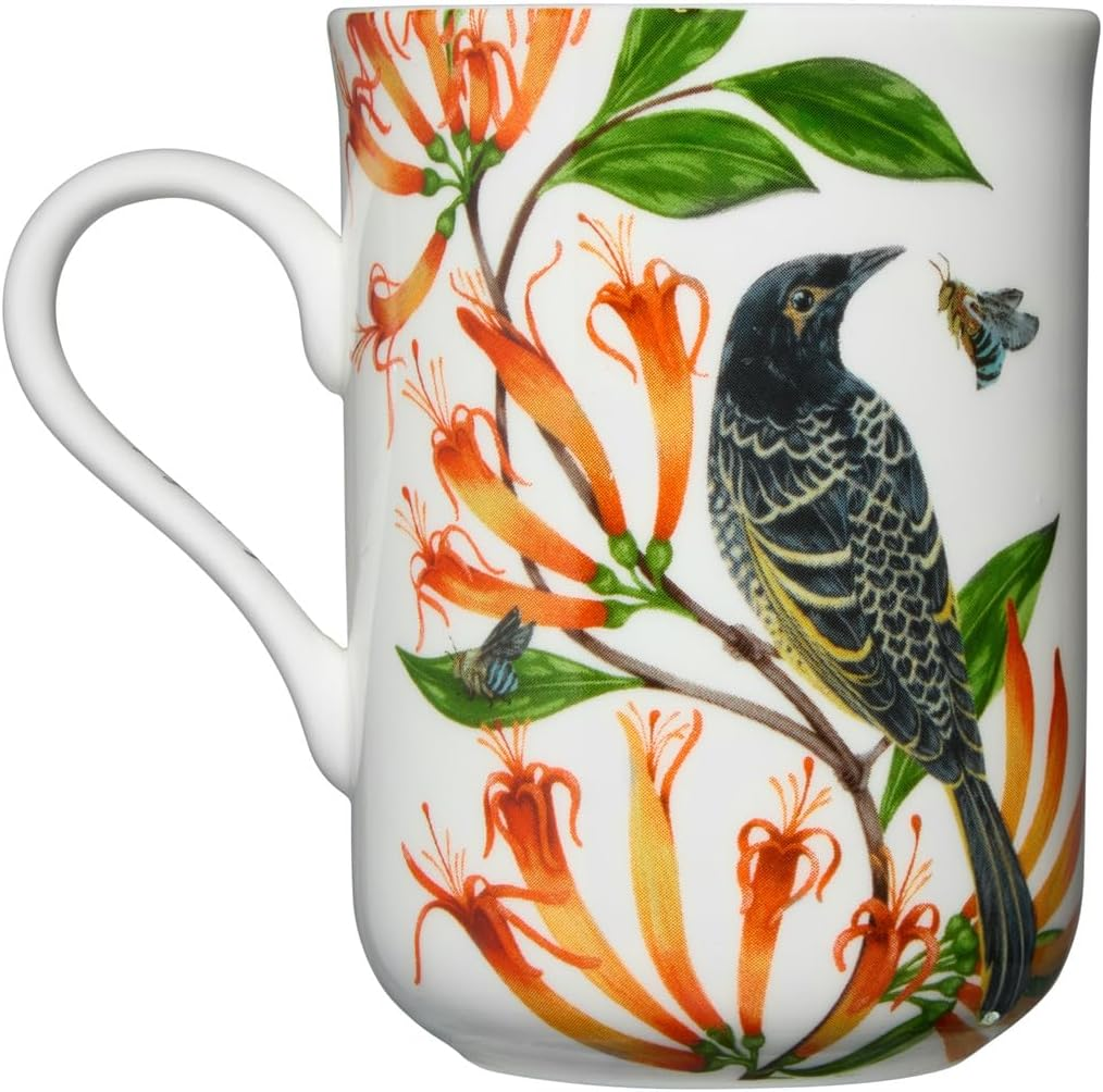Maxwell & Williams Eloise Short Lyric Mug 330ML Regent Honeyeater Gift Boxed