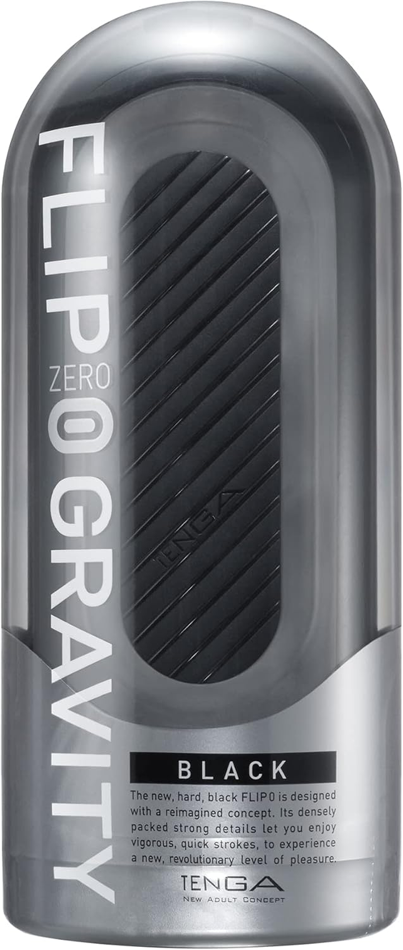 TENGA Flip Zero Gravity Masturbator, Black, 485.0 Grams, 500.0 Milliliters