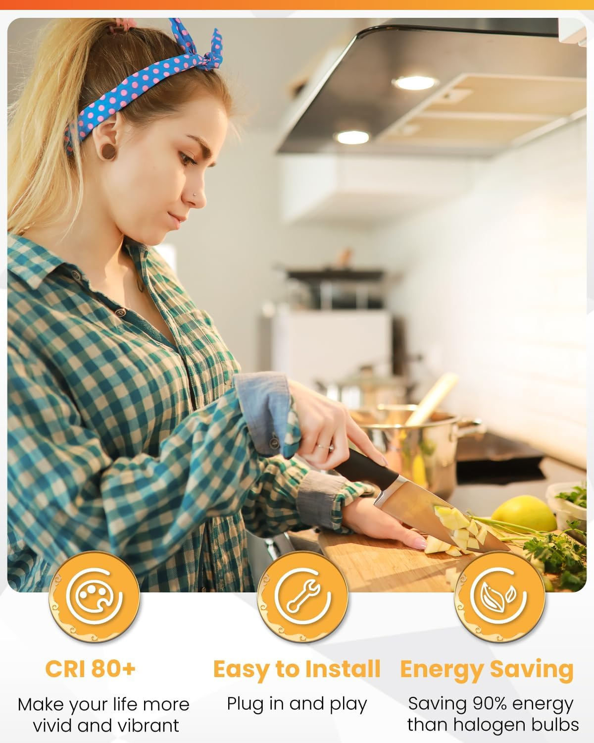 Tobebright GU5.3 MR16 LED Bulbs Warm White 6 W Replacement for 50 W Halogens, 38&deg; Beam Angle LED Spot MR16, AC/DC 12 V 450 Lm MR16 LED Bulbs, Not Dimmable for Recessed Tracking Lighting (Pack of 2)