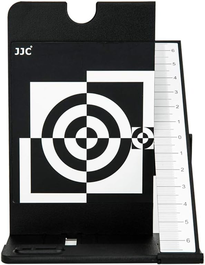 JJC Professional Camera Lens Auto Focus Calibration Tool Chart,Help Fine Tune Focus of Lens via Select DSLR Camera Has AF Fine Tune AF Micro Adjustment Function to Achieve the Greatest Image Sharpness image number 5