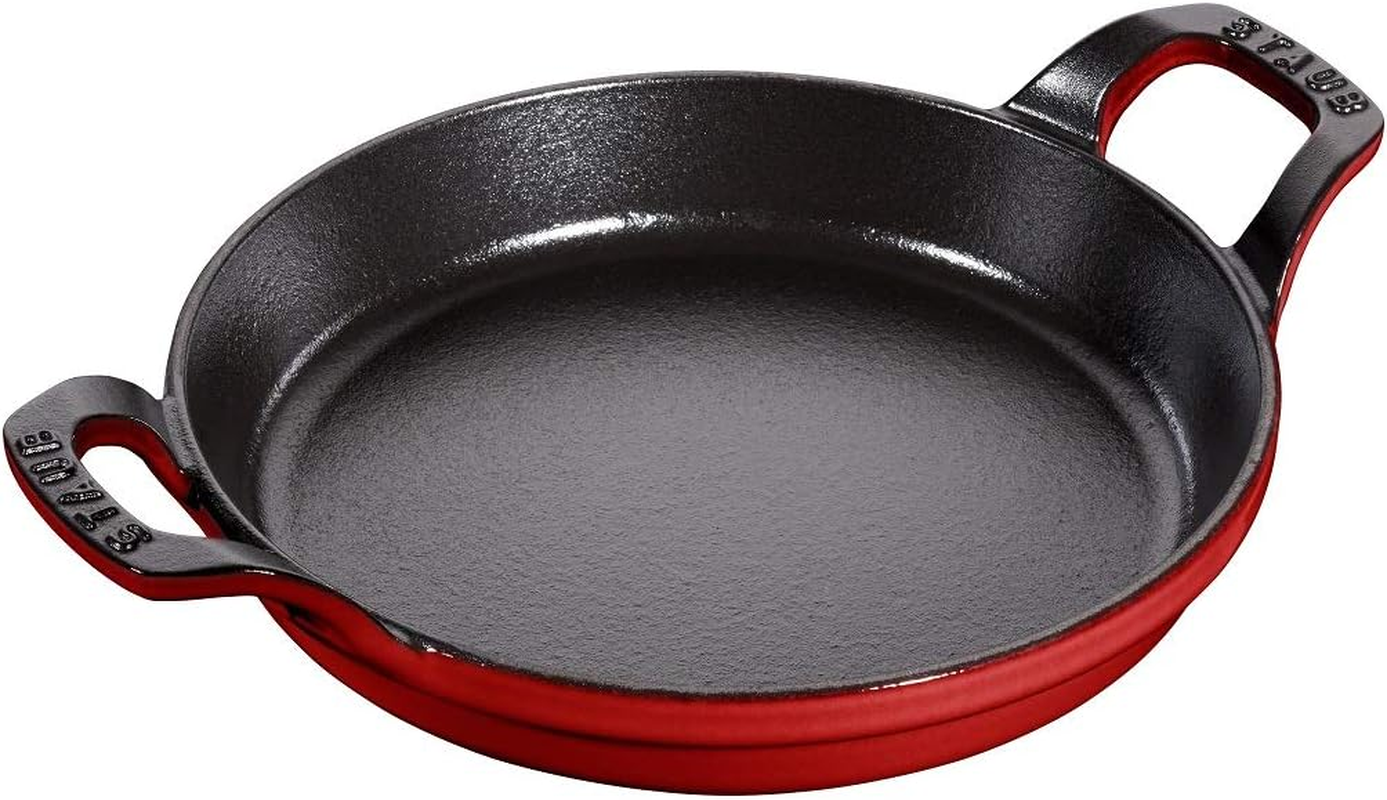 STAUB Oven Dish round Cherry,Red,20Cm