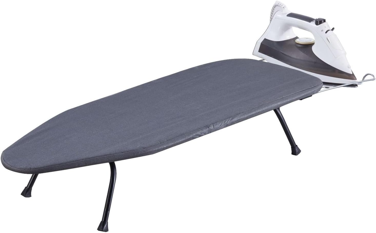 Haobase Foldable Ironing Board with Iron Rest, Small Ironing Board Portable Tabletop Ironing Board Wiht Non-Slip Feet for Home Travel Use image number 3