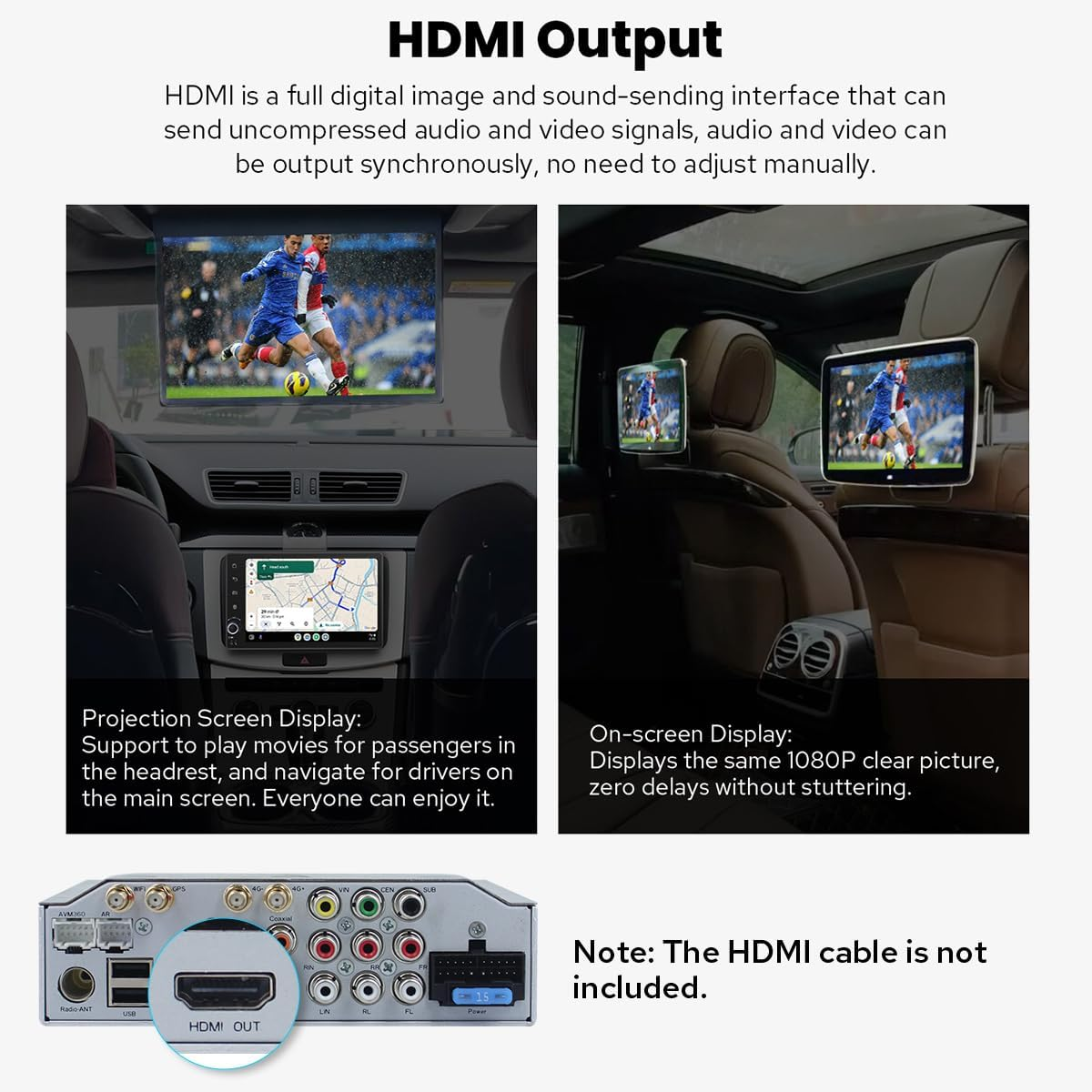 Joying Car Radio with Carplay & Android Auto, 7 Inch Single Din Car Stereo Android 13 Head Unit 4GB+64GB with Bluetooth, AM/FM Radio, HDMI Output, Mirror Link, Volume Knob(Jy-Uts03N4-B) image number 4