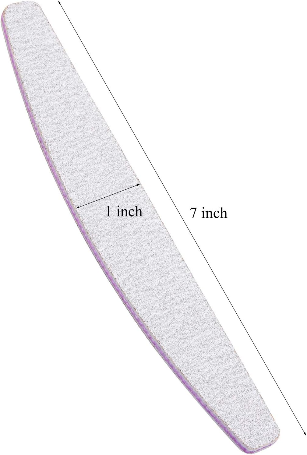 25 Pcs Nail Files 100/150 Grit Double Sided Washable Emery Board for Acrylic Nails Gel Natural Nails image number 1