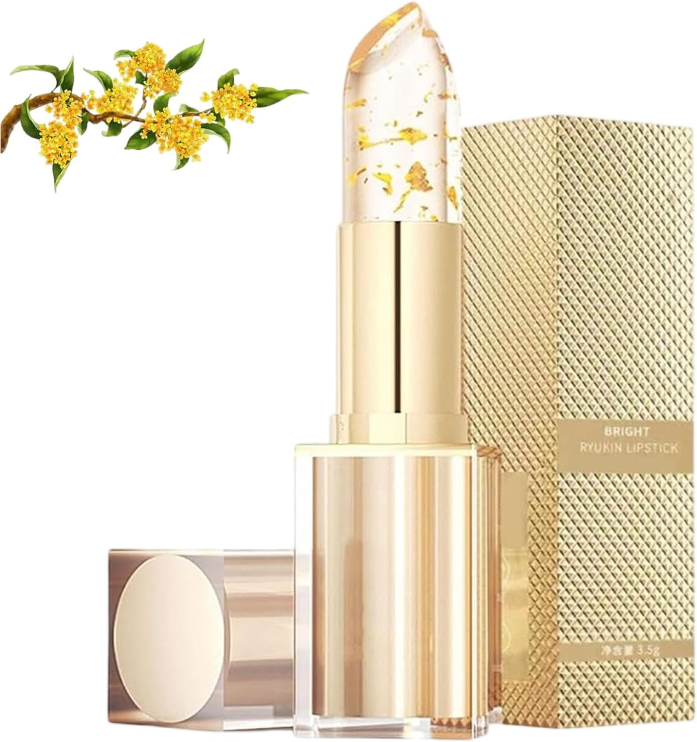 Transferproof Color Changing Lipstick, Deep Nourishing, for Dry Cracked Lips, Hydrating Flower Jelly Lipstick, Long Lasting Moisturizing, PH Reactive Personalized Pink for All Skin Tones (2Pcs)