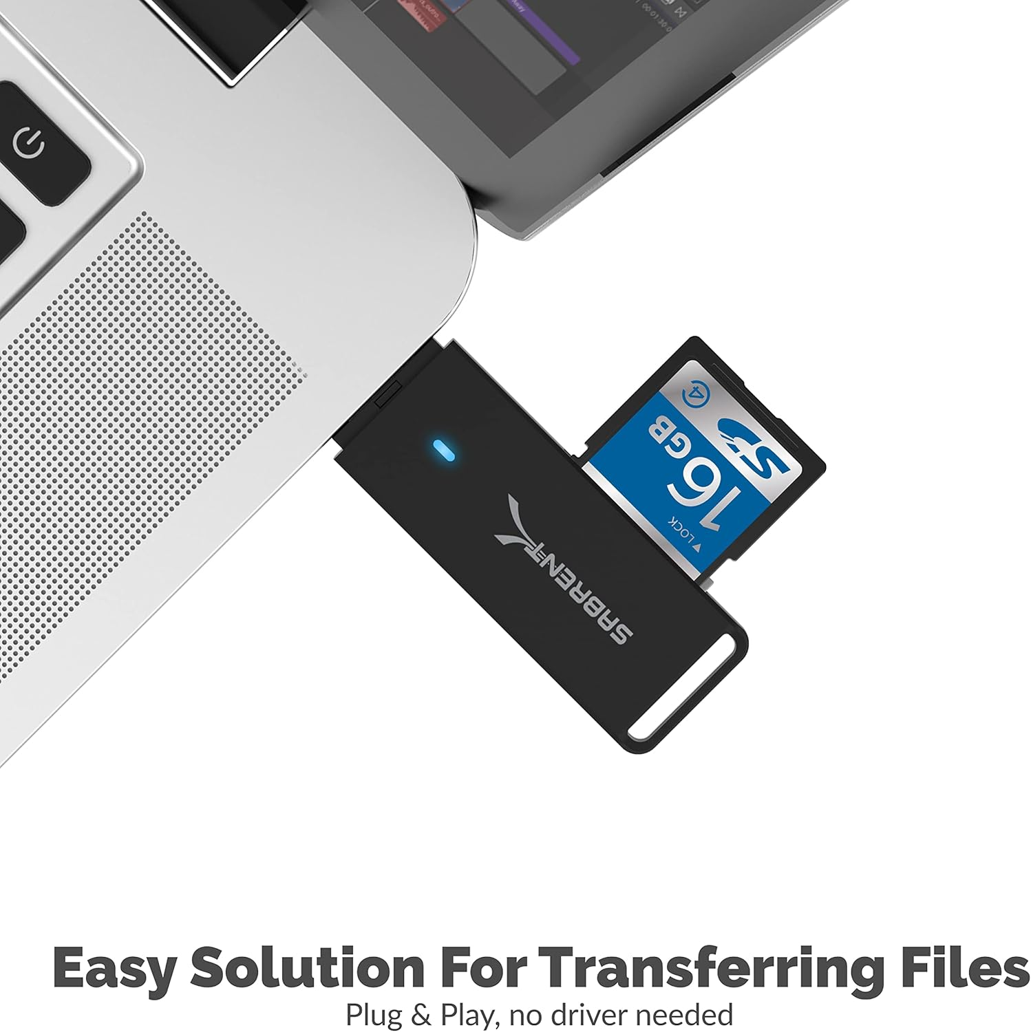 SABRENT USB 3.0 Micro SD and SD Card Reader (CR-T2MS) image number 6