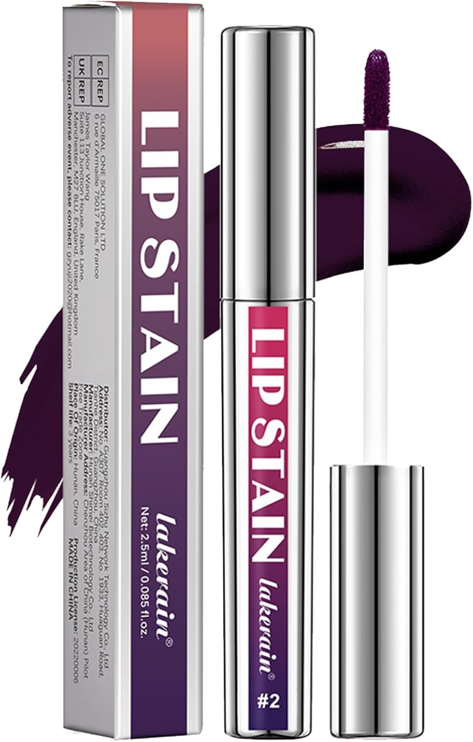 Aislor Smudge Proof Lipstick Liquid Lip Stain Waterproof Long Wearing for Women Hydrating Non Sticking with Vibrant Glossy Finish Cool Rose 3Pcs One Size