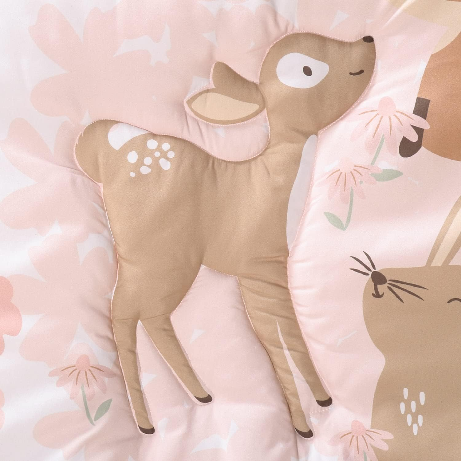 The Peanutshell Crib Bedding Set for Baby Girls, Fairytale Forest, 3 Piece Set image number 5