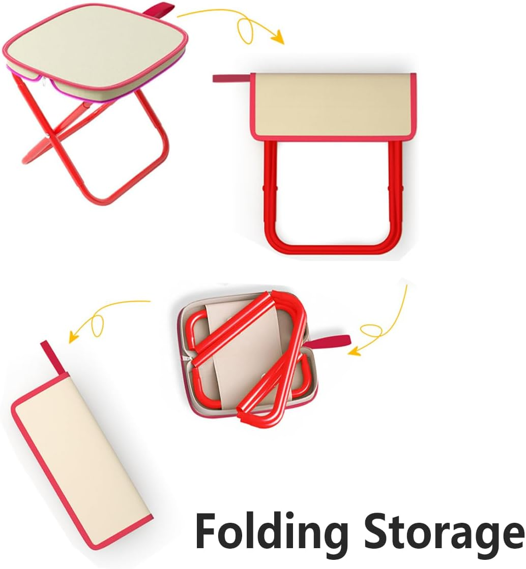 AIMALL Outdoor Folding Chair with Handbag Design Compact Lightweight Stool for Camping, Fishing, and Picnics, Load Capacity up to 100/120Kg image number 4