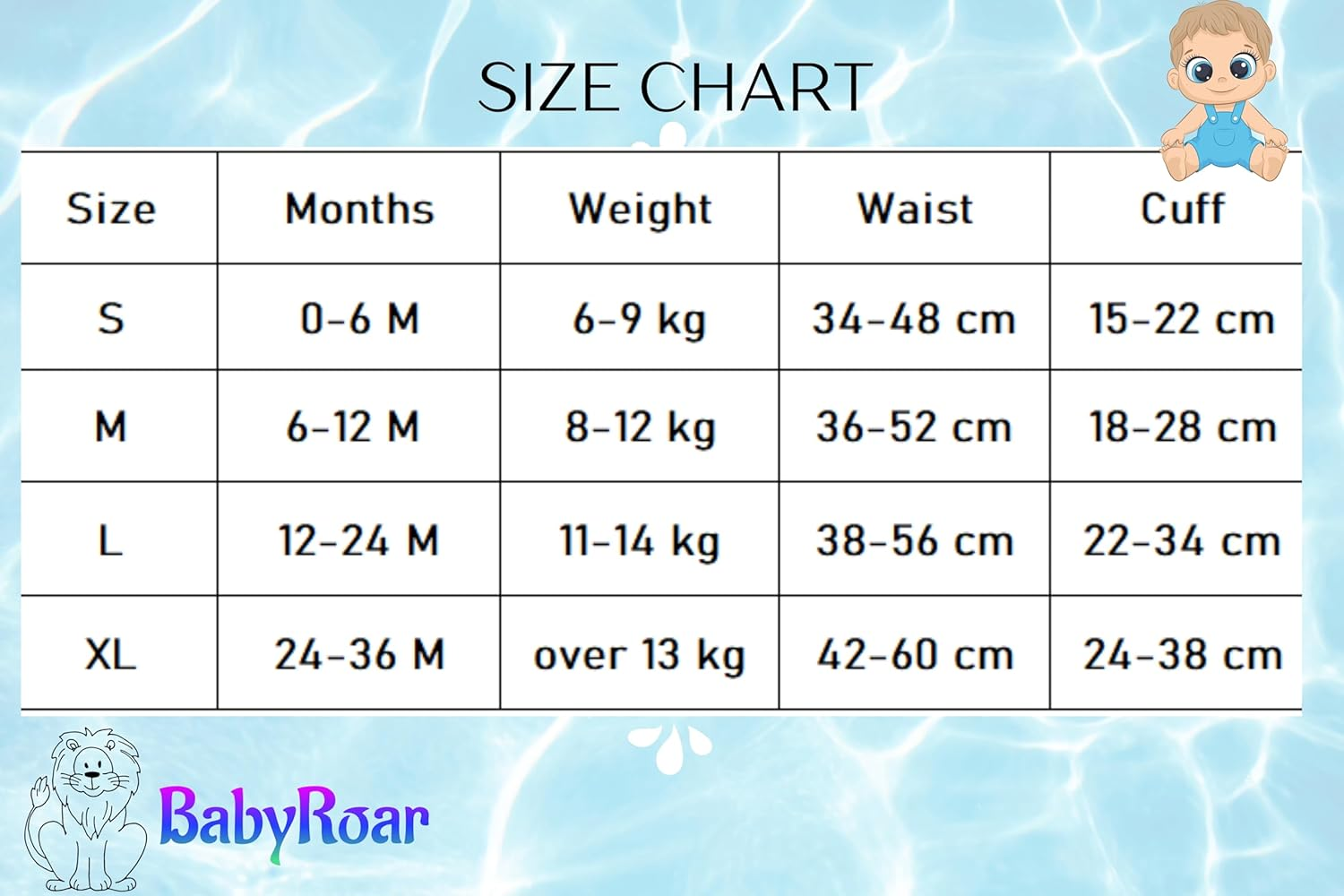 Babyroar Reusable Swim Nappy &ndash; Pull-Up Nappy/Diaper + BONUS Wet & Dry Bag with Double Zipper &ndash; (Dual Pockets Keep Wet & Dry Items Separate) &ndash; Leak-Proof, Eco-Friendly. Perfect for Water Fun! (Birds of Paradise Bloom, XL); Child, Toddler and Baby image number 2