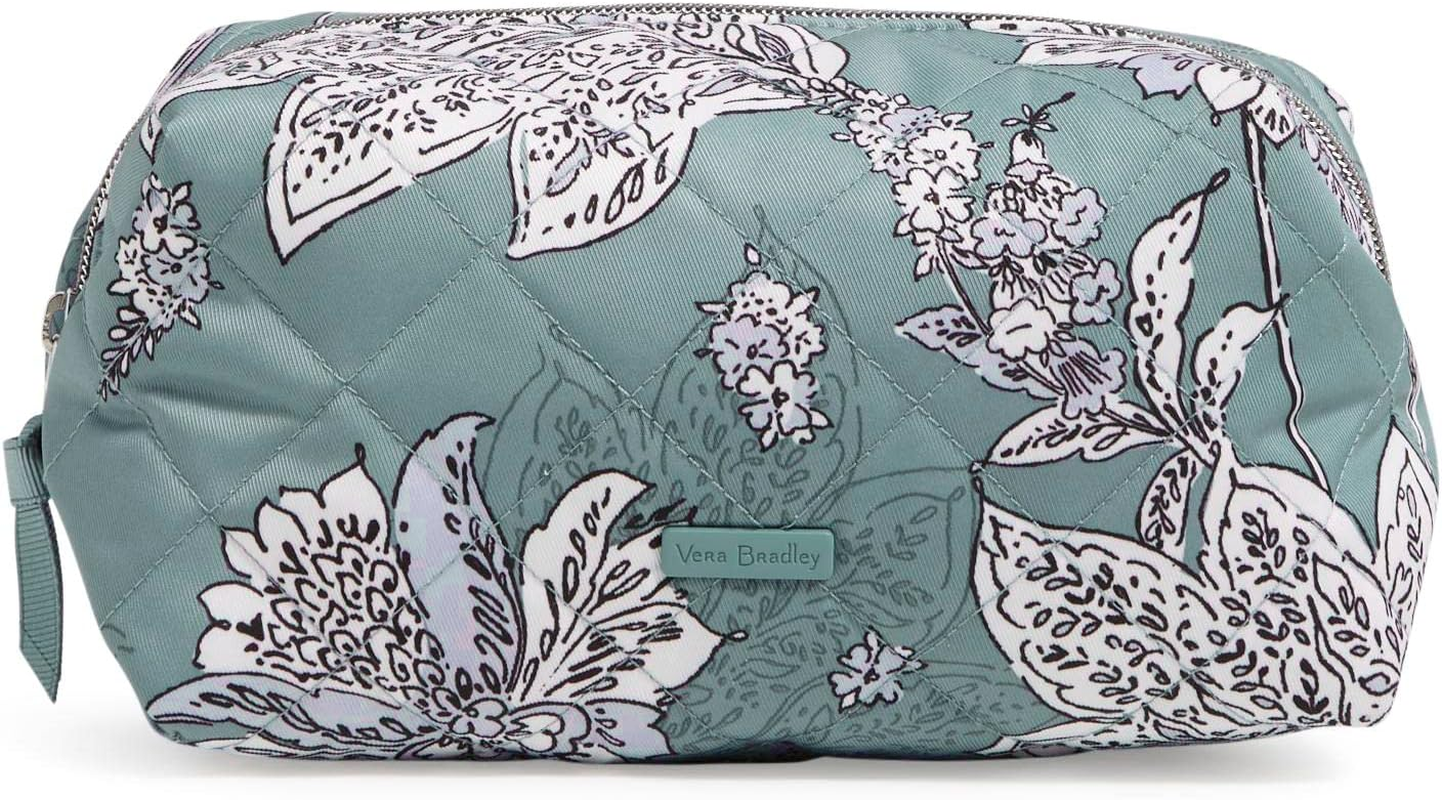 Vera Bradley Performance Twill Medium Cosmetic Makeup Organizer Bag