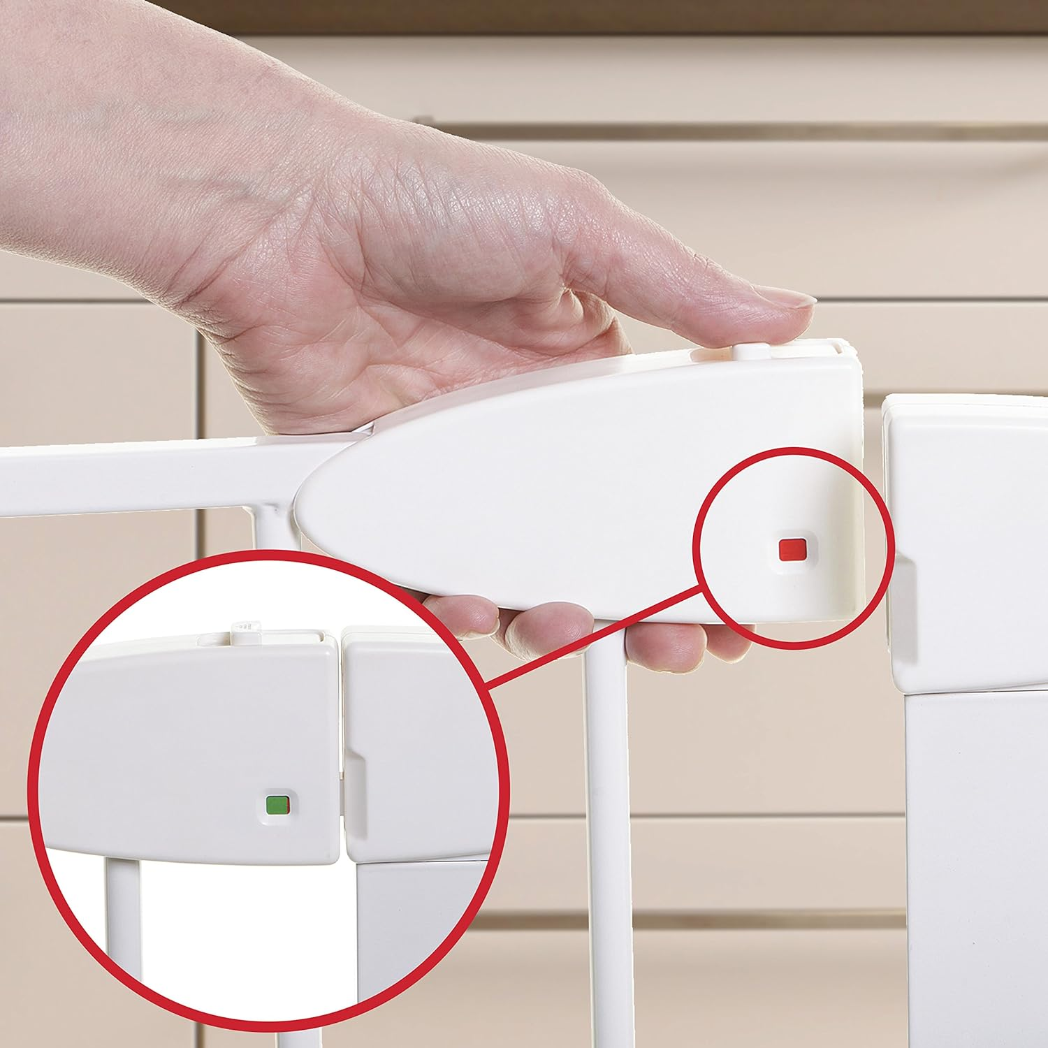 Dreambaby Boston Auto Close Security Gate with 2X7Cm Extensions Combo, White image number 6