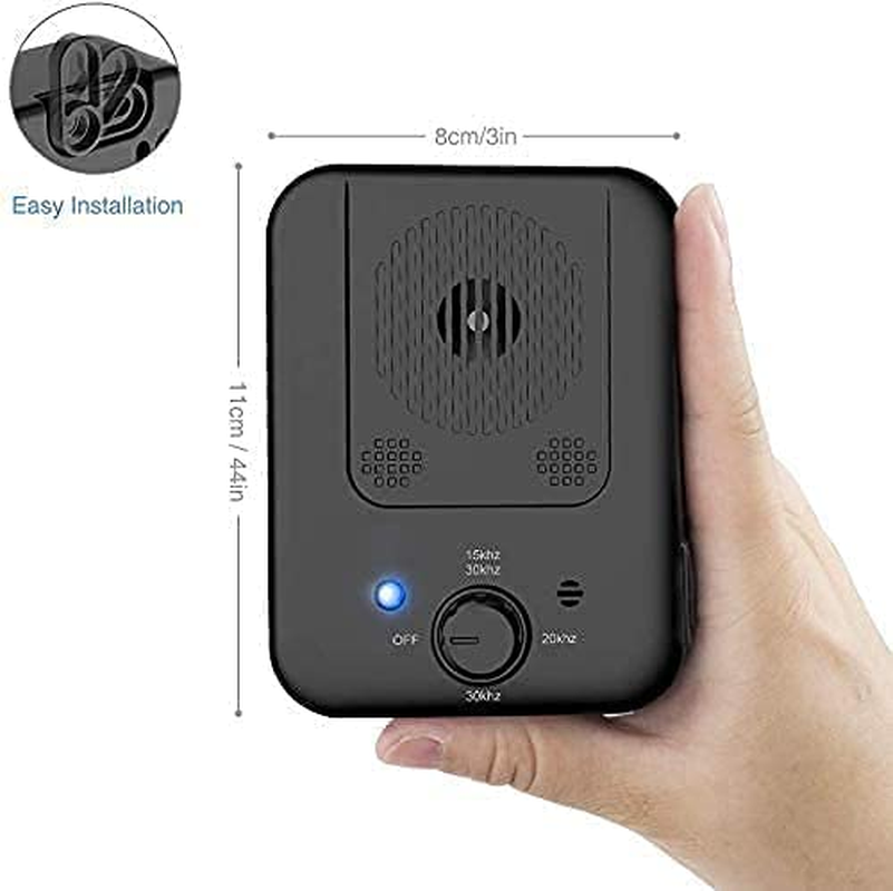 Anti Barking Device, Bark Control Device, Dog Barking Deterrent with Adjustable Level Sonic Bark up Dog Training Tools to 50 Ft Range Safe for Dogs image number 1