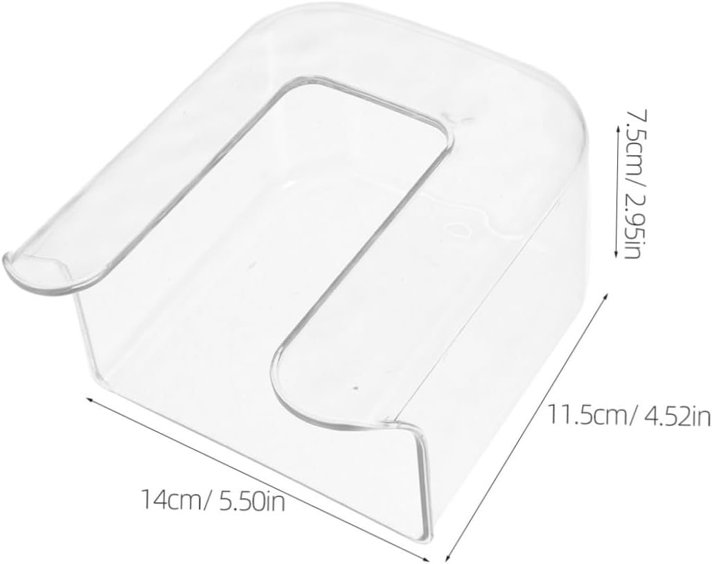 Hohopeti Toilet Paper Dispenser Modern Simple Wall-Mounted Tissue Box Tissue Dispenser for Bathroom image number 6