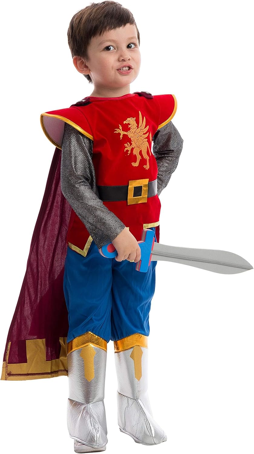 Spooktacular Creations Kids Medieval Knight Costume, Boys Renaissance Knight Costume for Halloween Roleplay Party image number 1