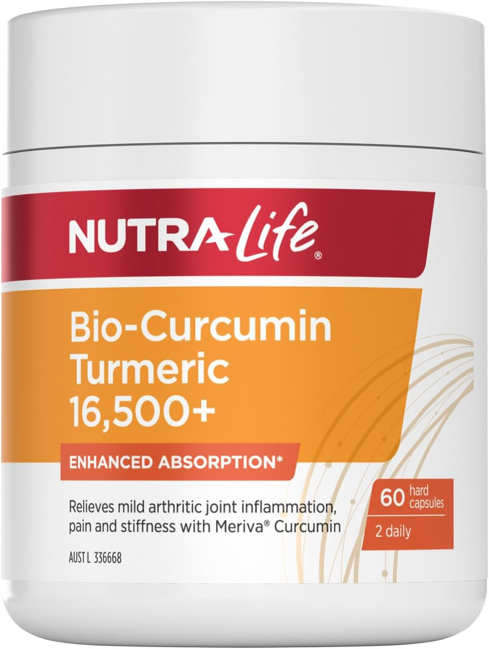 Nutralife 16, 500+ Bio-Curcumin Turmeric 60 Capsules image number 1