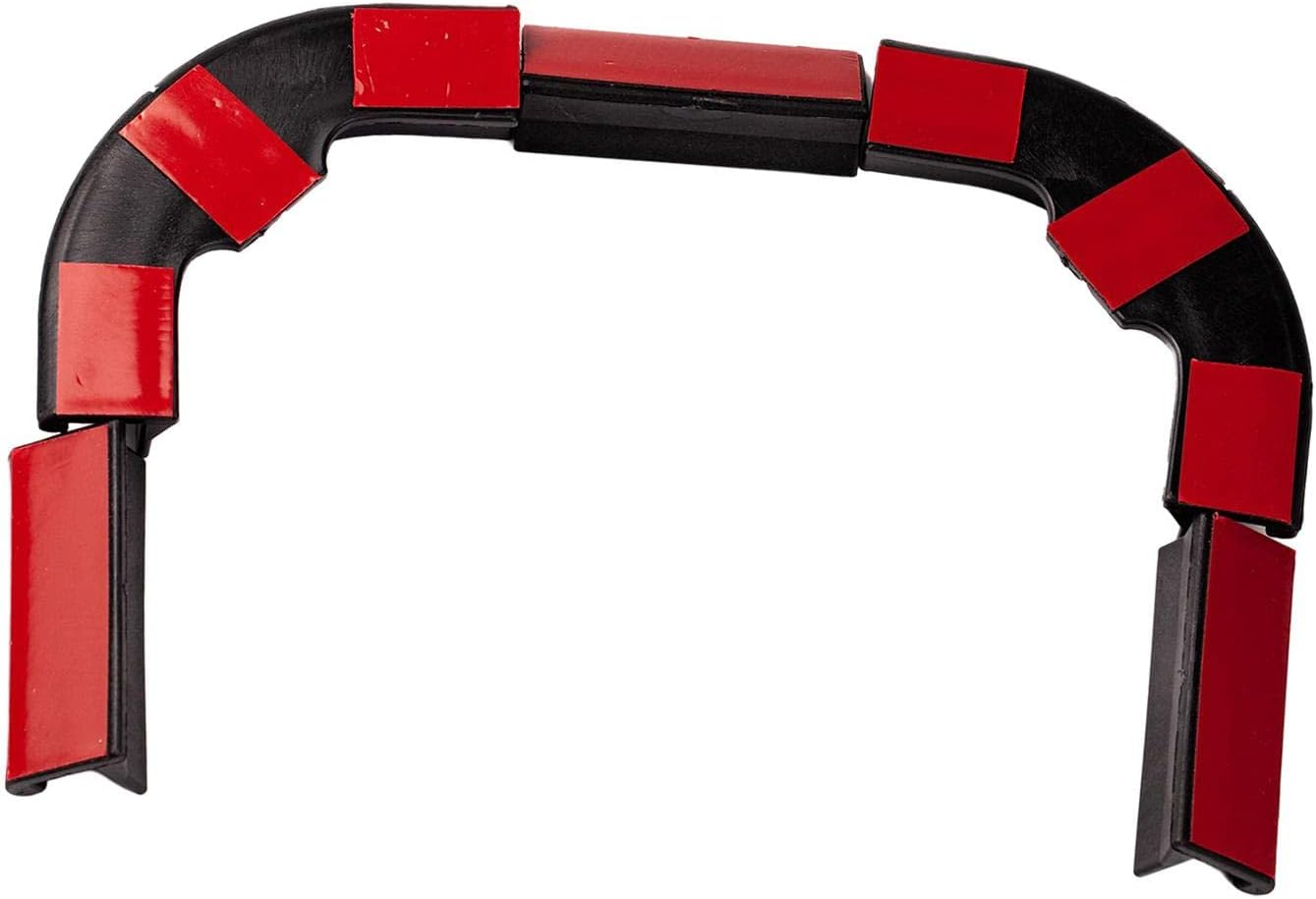 Fenteer 5 Pieces,Light Strip Clips, TV Light Strip Clip, Self Sticks Decorative, Light Strip Mounting Brackets for Hue Play Gradient Lightstrip image number 6