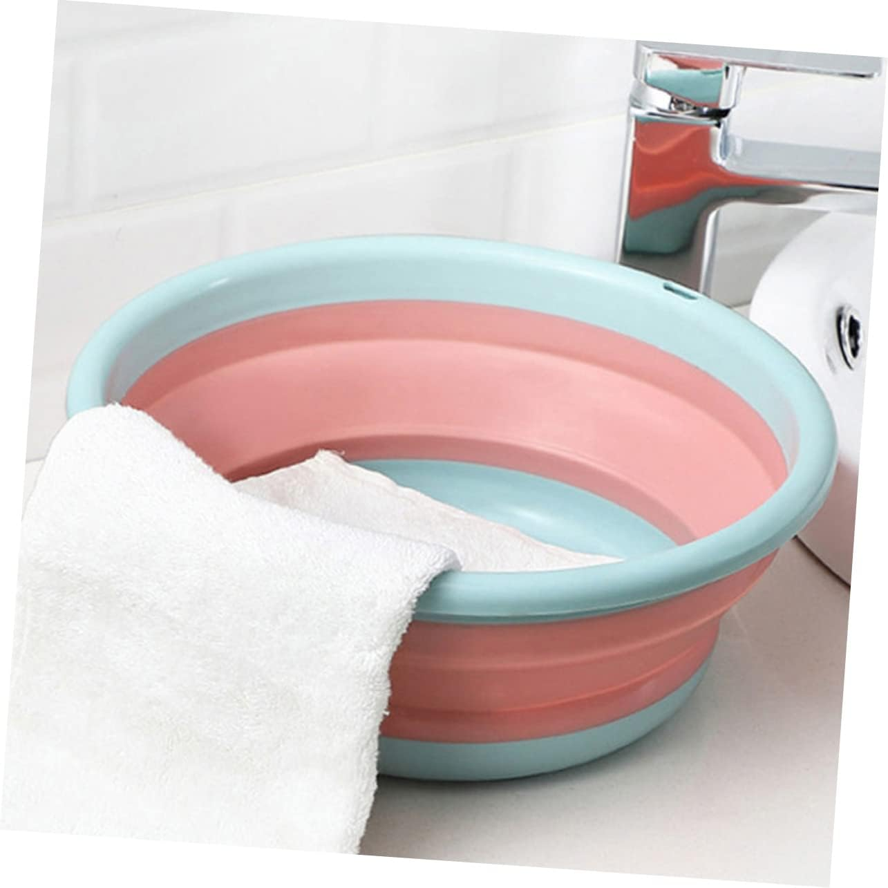 BIUDECO Multipurpose Foot Bath Basin Household Water Bucket for Soaking Laundry image number 5
