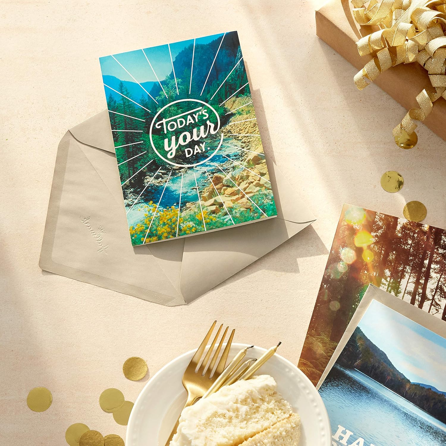 Hallmark Birthday Cards Assortment, Nature (12 Cards with Envelopes) image number 1