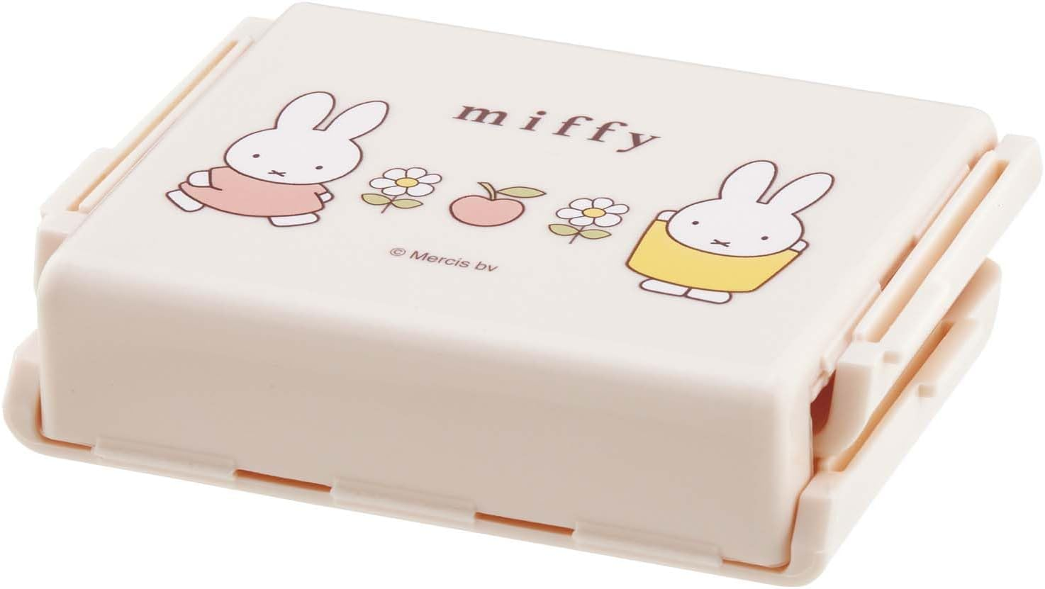 Skater FON1AG-A Antibacterial Folding Rice Ball Case, Holder, Miffy, Bento Box