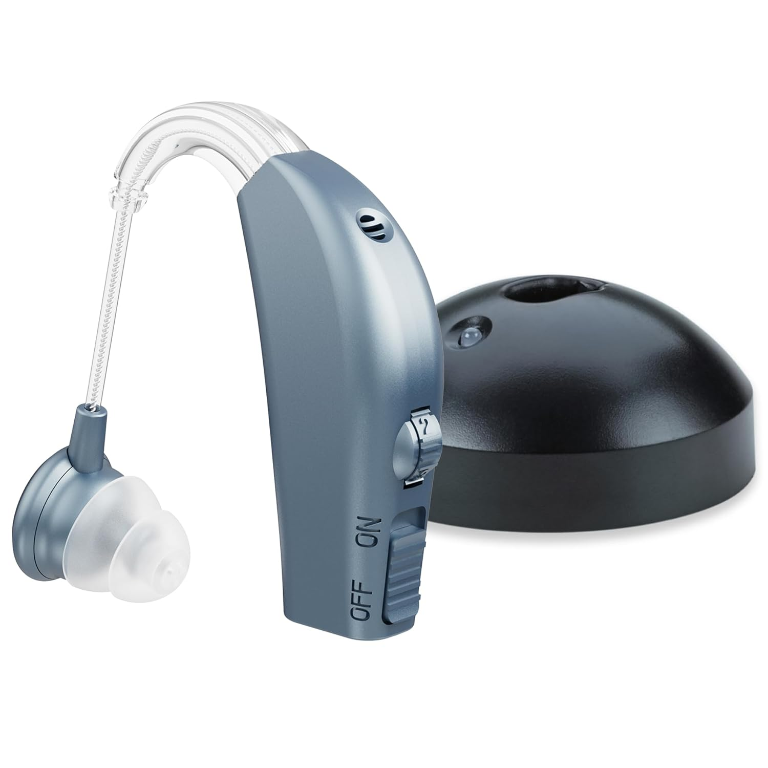 Medca Digital Hearing - Personal Hearing Enhancement Sound with Extended over 500Hr Battery Life, Modern Blue image number 6