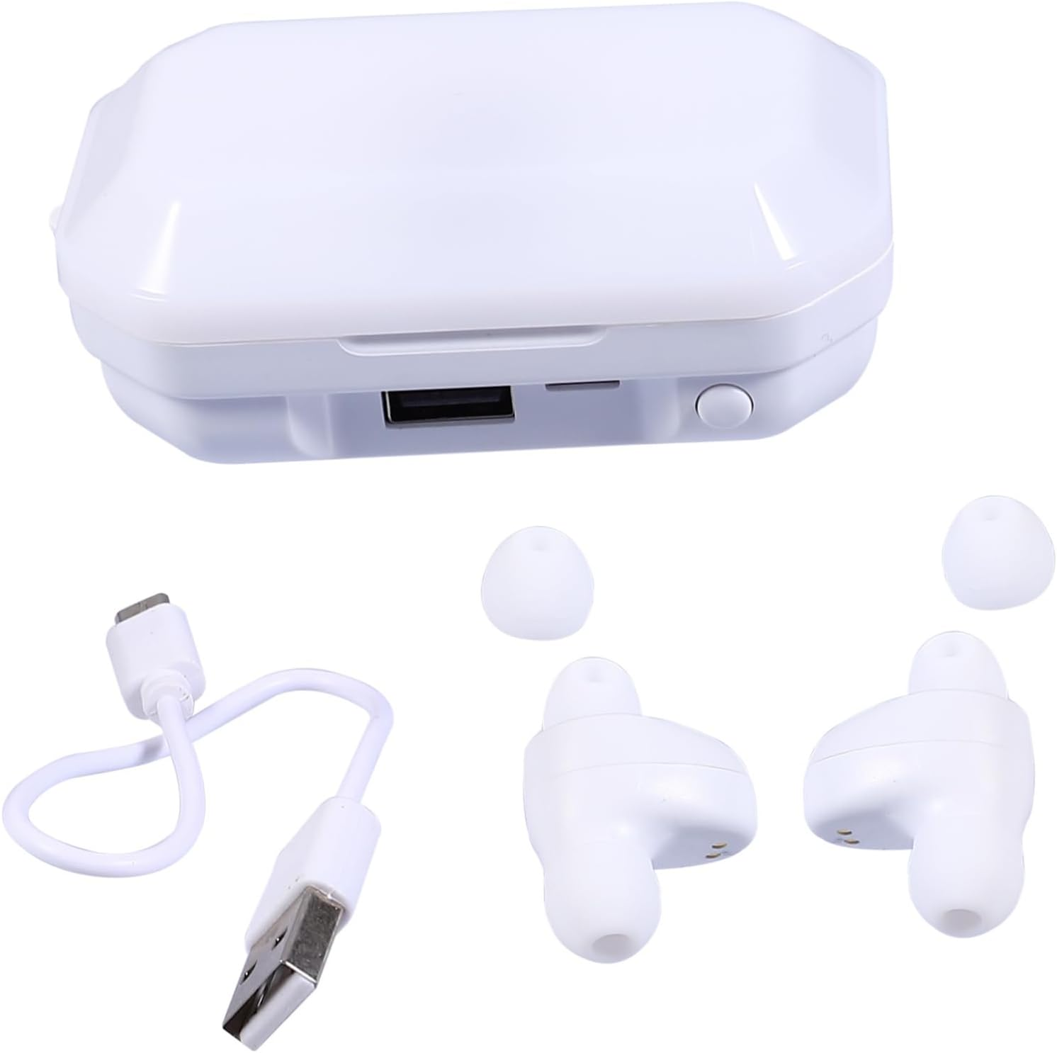 CIYODO Wireless Headphones Touch Control Stereo In-Ear Headset Built-In Microphone Lightweight Comfortable image number 4