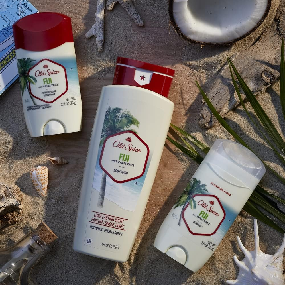 (30 Fluid Ounce) - Old Spice Fresher Fiji Scent Body Wash for Men, 30 Fluid Ounce image number 4