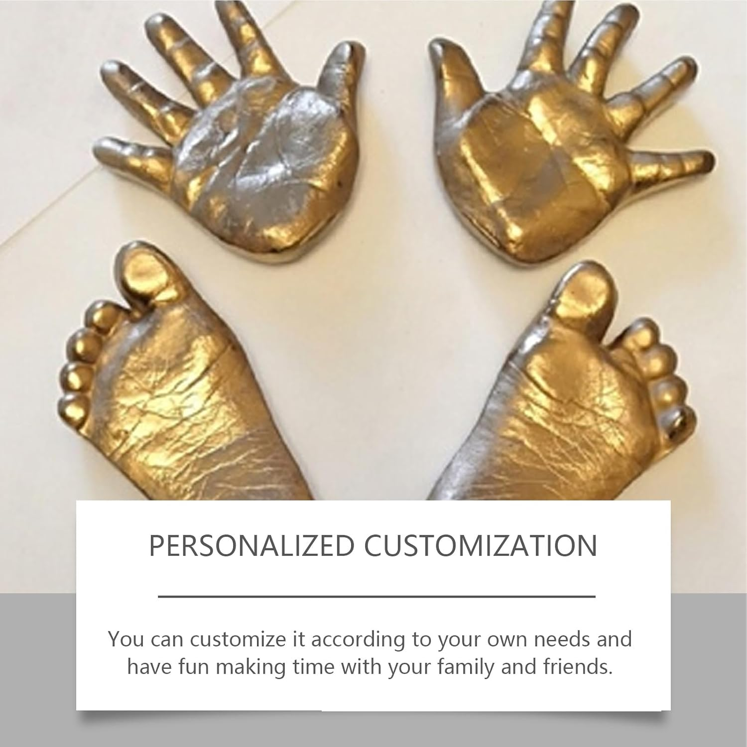 Baby Hand and Footprint Set - Handprint Set for Memorial Stones | Sculpture Tool for Children, , the Whole Family and Christmas Crafts image number 5