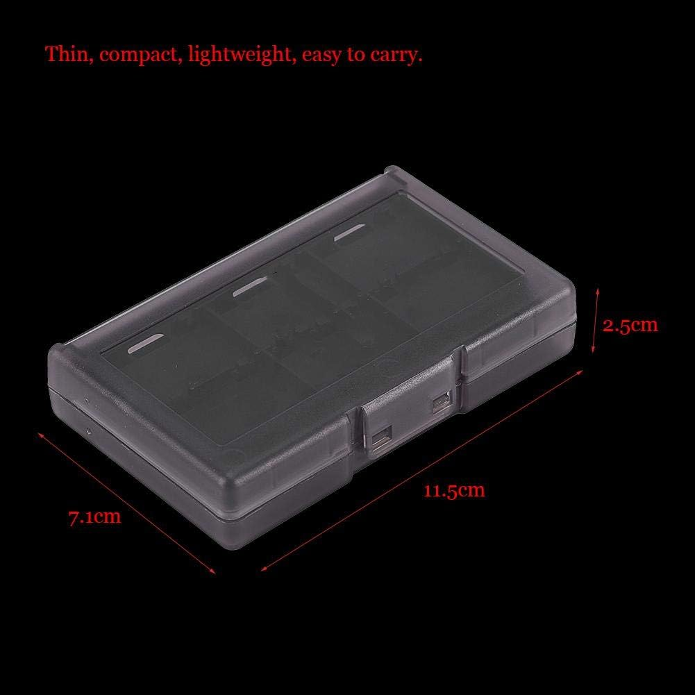 Bewinner 24-In-1 TF Card Storage Box, Playing Card Case for Portable Protective Game Card and TF Card Case Carry Compartment for (Black) image number 4