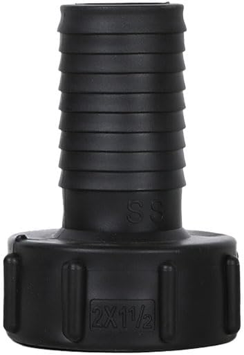 25Mm IBC Water Tank Fittings Black with Sealing Ring, Water Butt Water Tank Faucet Replacement Connector for Garden Hose Adapter Valve Parts