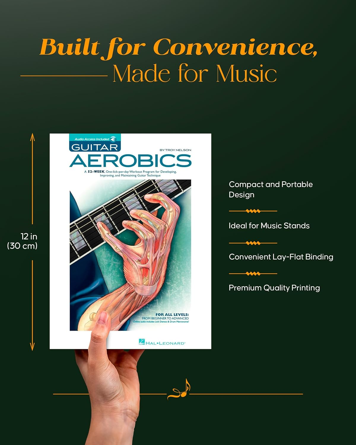 Hal Leonard Guitar Aerobics Songbook: a 52-Week, One-Lick-Per-Day Workout Program for Developing, Improving & Maintaining Guitar Technique image number 2