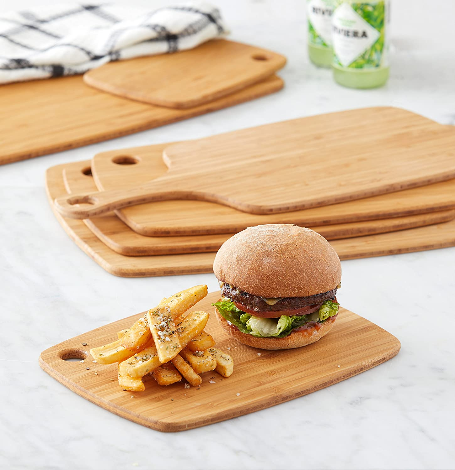 MASTERPRO MPTRIPLY1 Bamboo Chopping Board, Bamboo/Natural image number 3