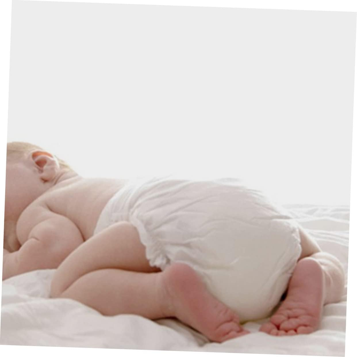Washable Newborn Nappies 2Pcs Reusable Cloth Diapers Adjustable Pocket Diapers for White Toddler Baby Girls and Boys image number 5