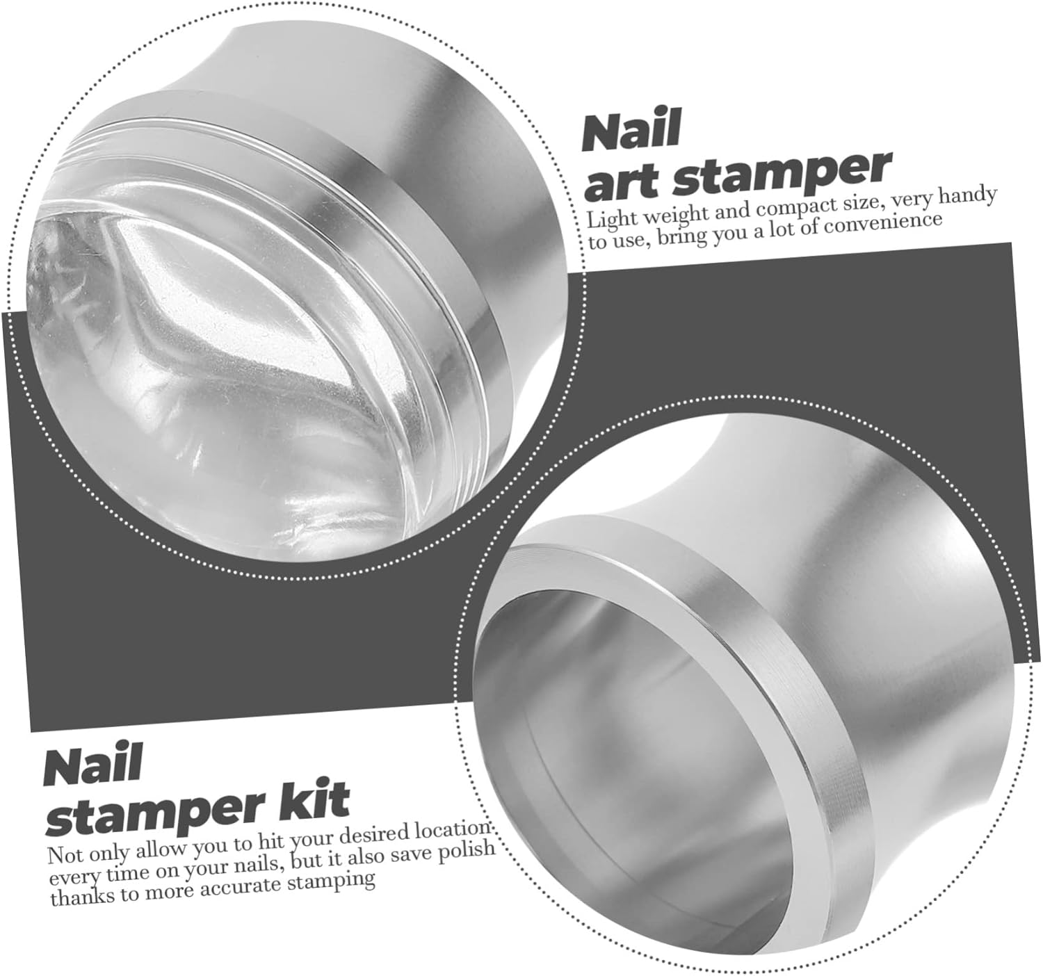 Silicone Stamp for Nail Art Stamper Nail Art Tools Diy Manicure Includes And