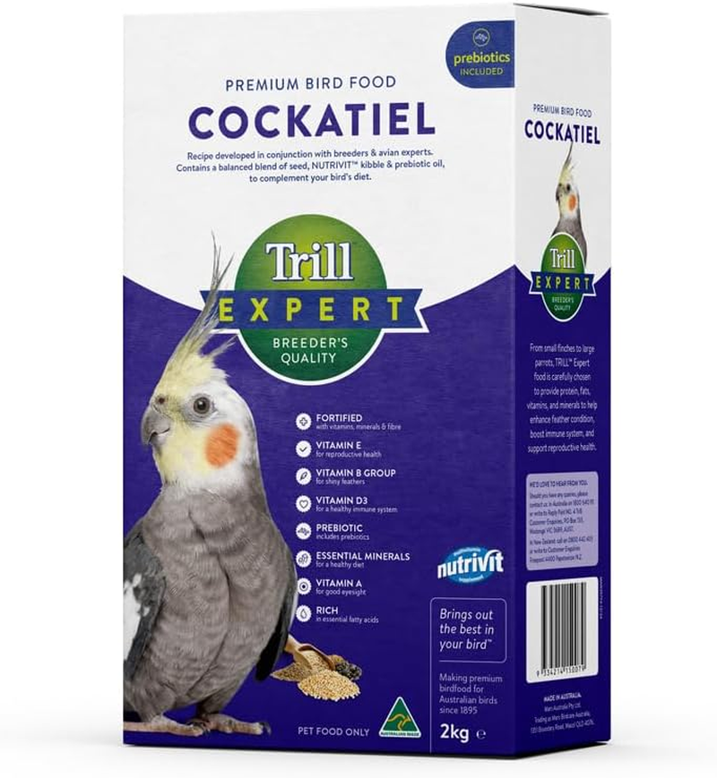 Trill Expert Cockatiel Mix 2Kg