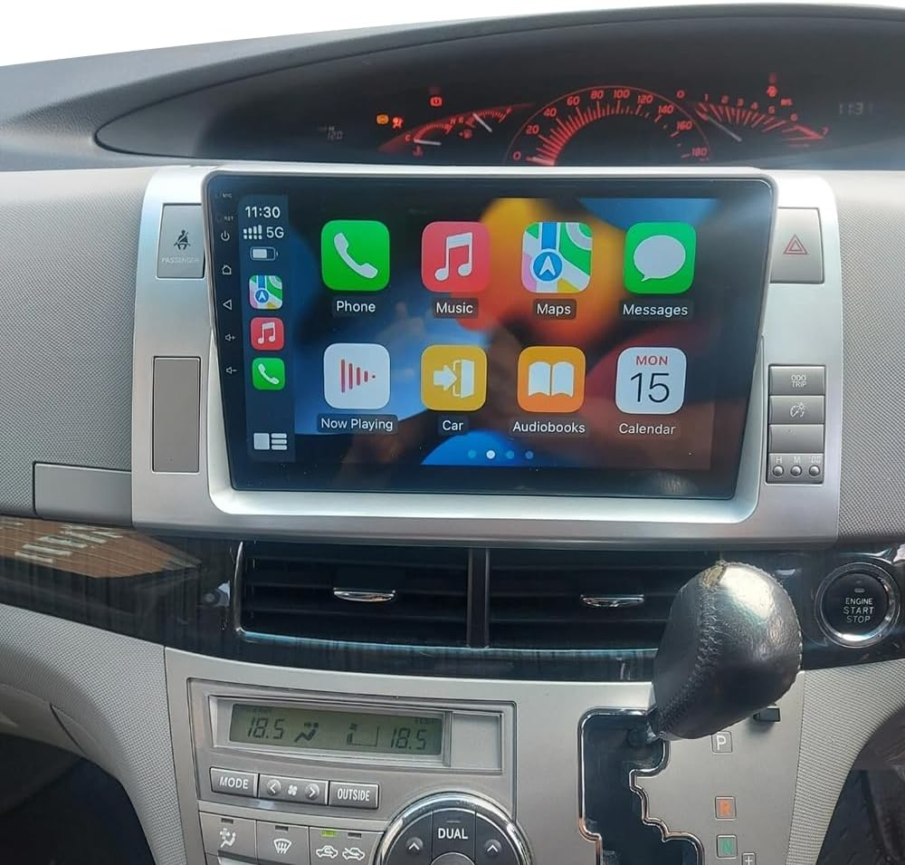 Android 15 Car Stereo for Toyota Estima/Tarago 2006-2016 Wireless Carplay Android Auto 10.1" Touch Screen Double Din Car Radio Hifi GPS Wifi Bluetooth FM RDS Backup Camera Mirror Link SWC 2+32G image number 1